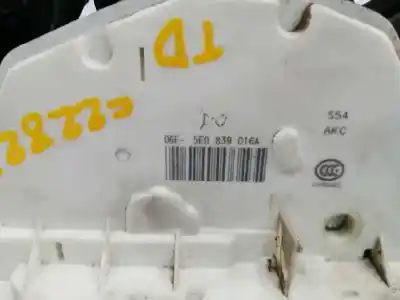 Автозапчастина б/у замок заднього правого дверя для seat toledo (kg3) 1.4 tdi посилання на oem iam 5e0839016a  