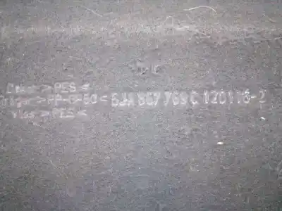 Автозапчасти б/у задний поддон за seat toledo (kg3) 1.4 tdi ссылки oem iam 5ja867769c  