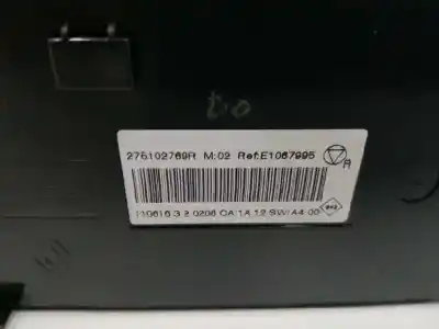 Pièce détachée automobile d'occasion commande de climatisation / chauffage pour renault scenic iii 1.6 dci diesel fap références oem iam 275102769r  