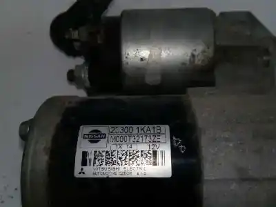 Peça sobressalente para automóvel em segunda mão motor de arranque por nissan note (e11e) tekna referências oem iam 233001ka1b  m000t32173ze