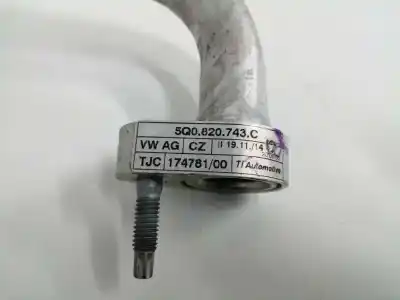 İkinci el araba yedek parçası klima borulari için audi a3 sportback (8va) 1.2 16v tfsi oem iam referansları 5q0820743c  