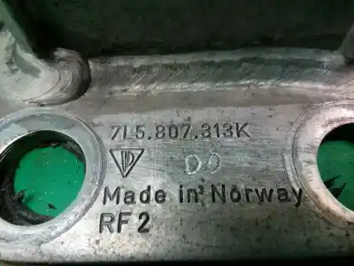 Автозапчастина б/у підсилення заднього бампера для porsche cayenne 4.5 v8 turbo посилання на oem iam 7l5807313k  