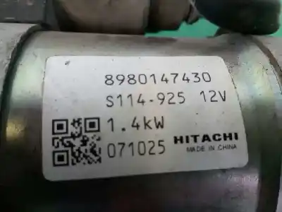 Peça sobressalente para automóvel em segunda mão motor de arranque por opel combo cargo referências oem iam 8980147430  s114925