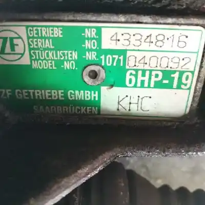 Second-hand car spare part gearbox for audi a6 allroad quattro (4fh) 3.0 tdi oem iam references khc  