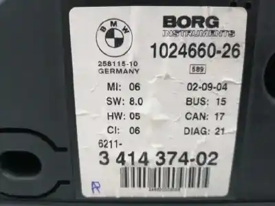 Peça sobressalente para automóvel em segunda mão quadrante por bmw x3 (e83) 2.5 i referências oem iam 62113414374 102466026 