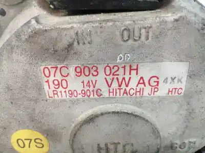 Автозапчастина б/у генератор для audi a8 (4e2) 6.0 w12 48v cat (bht) посилання на oem iam 07c903021h lr1190901c 