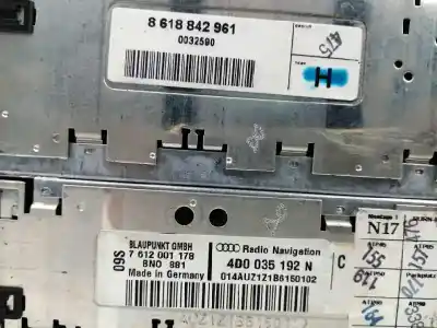 Автозапчасти б/у gps-навигационная система за audi a8 (d2) 4.2 v8 40v ссылки oem iam 4d0035192n  7612001178