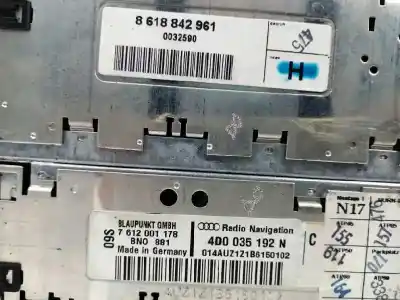 Second-hand car spare part gps navigation system for audi a8 (d2) 4.2 v8 40v oem iam references 4d0035192n  7612001178