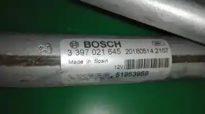 Автозапчастина б/у двигатель передніх склоочисників для jeep renegade suv (bu, b1, bv) 1.6 crd посилання на oem iam 51953959  3397021645