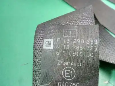 Автозапчастина б/у передній правий ремін безпеки для opel corsa d cmon посилання на oem iam 13290239  