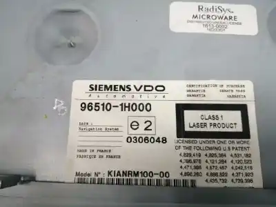 Second-hand car spare part audio system / radio cd for kia cee´d 1.6 crdi cat oem iam references 965101h000  