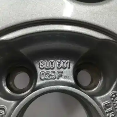 Peça sobressalente para automóvel em segunda mão jante por audi a3 (8l) 1.9 tdi ambiente referências oem iam 8l0601025f  6jx15h2 et38