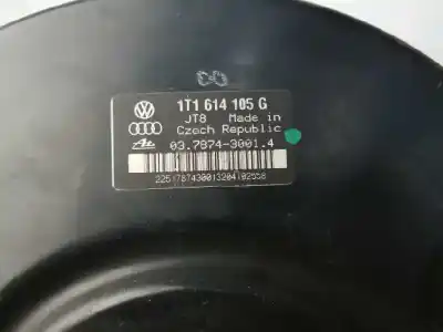 Second-hand car spare part brake servo for volkswagen caddy ka/kb (2k) 1.9 tdi oem iam references 1t1614105g  03787430014