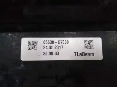 Автозапчастина б/у підсилення заднього бампера для hyundai tucson (tl, tle) 1.7 crdi посилання на oem iam 86630d7000  