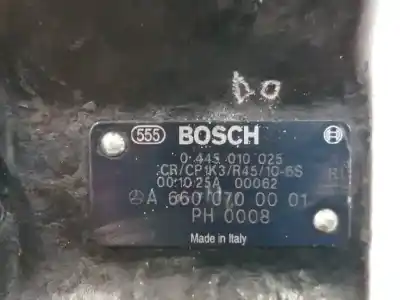 İkinci el araba yedek parçası enjeksiyon pompasi için smart coupe 0.8 cdi cat oem iam referansları a6600700001  0445010025
