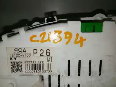 Peça sobressalente para automóvel em segunda mão quadrante por honda cr-v (rd8) 2.0 vtec cat referências oem iam 78100y700  