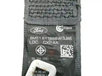 Автозапчастина б/у задній лівий ремін безпеки для ford focus iii 1.0 ecoboost посилання на oem iam bm51611b68af  