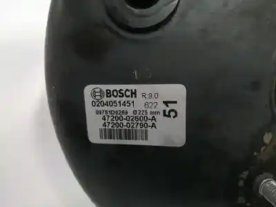 Peça sobressalente para automóvel em segunda mão servo freio por toyota auris (_e15_) 1.4 d-4d (nde150_) referências oem iam 4720002600a 0204051451 4720002790a