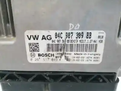 Pezzo di ricambio per auto di seconda mano centralina motore per skoda octavia lim. (5e3) 1.0 tsi riferimenti oem iam 04c907309bb  0261s17849