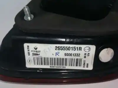 Second-hand car spare part interior left tailgate light for renault kadjar xmod 4x4 oem iam references 265550151r  90061332