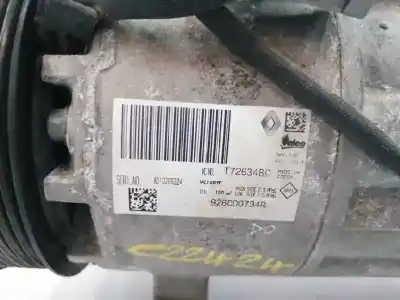 Second-hand car spare part air conditioning compressor for renault captur i (j5_, h5_) 0.9 tce 90 oem iam references 926000734r   Second-hand car spare part air conditioning compressor for renault captur i (j5_, h5_) 0.9 tce 90 oem iam references 926000734r