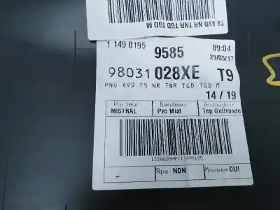 Second-hand car spare part right front door trim for peugeot 308 sw ii (lc_, lj_, lr_, lx_, l4_) 1.2 thp 130 oem iam references   