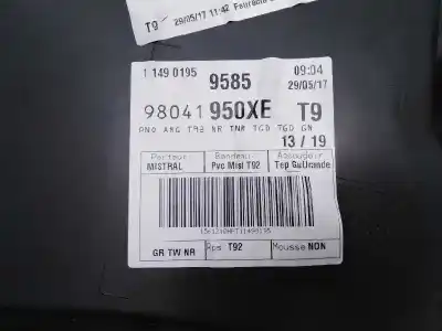 Автозапчасти б/у обивка задней левой двери за peugeot 308 sw ii (lc_, lj_, lr_, lx_, l4_) 1.2 thp 130 ссылки oem iam   