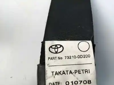 Автозапчастина б/у передній правий ремін безпеки для toyota yaris (ksp9/scp9/nlp9) 1.4 turbodiesel cat посилання на oem iam 732100d200  