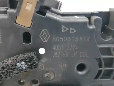 Автозапчастина б/у замок передніх дверей лівий для renault captur i (j5_, h5_) 0.9 tce 90 посилання на oem iam 805031332r  