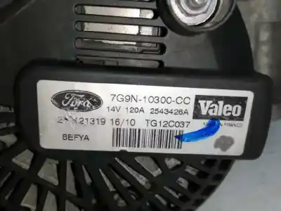 Piesă de schimb auto la mâna a doua alternator pentru ford fiesta vi (cb1, ccn) 1.25 referințe oem iam 7g9n10300cc tg12c037 120a