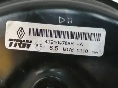 Second-hand car spare part brake servo for renault clio iv (bh_) 1.5 dci 90 oem iam references 472104788r  