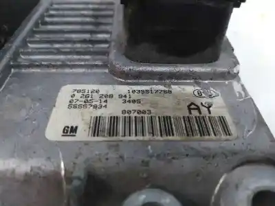 Second-hand car spare part ecu engine control for opel corsa d (s07) 1.4 (l08 l68) oem iam references 55557934  0261208941