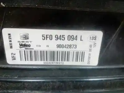 Pezzo di ricambio per auto di seconda mano luce di coda interna destra per seat leon (5f1) 1.5 tgi bivalent. gasolina / cng riferimenti oem iam 5f0945094l  
