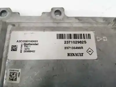 Автозапчастина б/у ебу контролер двигуна для renault captur i (j5_, h5_) 0.9 tce 90 посилання на oem iam 237102982s a3c0093160001 237105499r