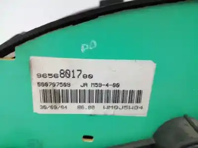 Peça sobressalente para automóvel em segunda mão quadrante por citroen berlingo 1.9 d multispace referências oem iam 9656801780  