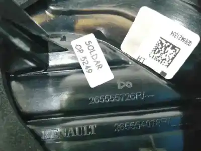 Second-hand car spare part interior left tailgate light for renault captur i (j5_, h5_) 0.9 tce 90 oem iam references 265555726r   Second-hand car spare part interior left tailgate light for renault captur i (j5_, h5_) 0.9 tce 90 oem iam references 265555726r