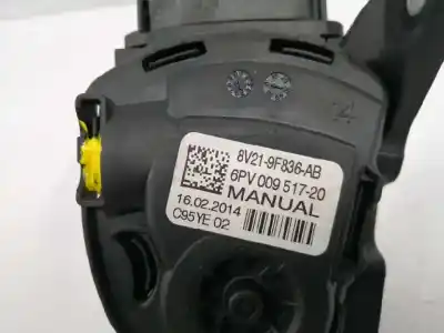 Peça sobressalente para automóvel em segunda mão pedal do acelerador por ford fiesta vi (cb1, ccn) 1.5 tdci referências oem iam 8v219f836ab  6pv00951720