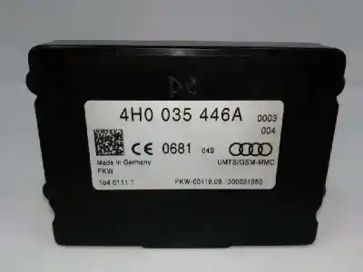 Peça sobressalente para automóvel em segunda mão módulo eletrônico por audi a3 sportback (8va, 8vf) 1.6 tdi referências oem iam 4h0035446a