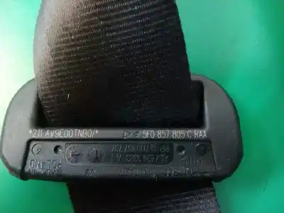 Second-hand car spare part rear right seat belt for seat leon (5f1) 1.2 tsi oem iam references 5f0857805c  