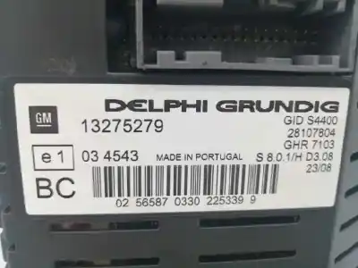 Автозапчасти б/у многофункциональный дисплей за opel corsa d (s07) 1.4 (l08 l68) ссылки oem iam 13275279  