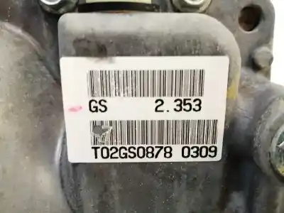 Second-hand car spare part rear differential for mitsubishi outlander (cw0) 2.0 di-d cat oem iam references gs2353  relacion 2.353