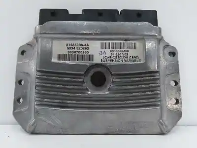 Peça sobressalente para automóvel em segunda mão centralina de suspensão por citroen c6 (td_) 2.7 hdi referências oem iam 9658708280