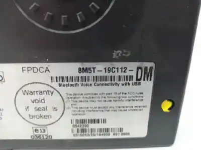 Peça sobressalente para automóvel em segunda mão módulo eletrônico por ford kuga (cbv) 2.0 tdci cat referências oem iam 8m5t19c112dm  