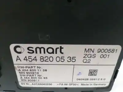 Автозапчасти б/у электронный модуль за smart forfour básico (70kw) ссылки oem iam a4548200535  a2c53062030