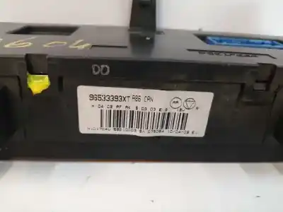 Peça sobressalente para automóvel em segunda mão comando de sofagem (chauffage / ar condicionado) por citroen c3 1.4 referências oem iam 96533393xt  