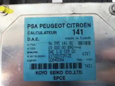 Peça sobressalente para automóvel em segunda mão módulo eletrônico por citroen c3 1.4 referências oem iam 9659514180 6900000890 