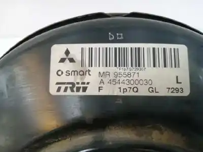 Peça sobressalente para automóvel em segunda mão servo freio por smart forfour básico (70kw) referências oem iam a4544300030  mr955871