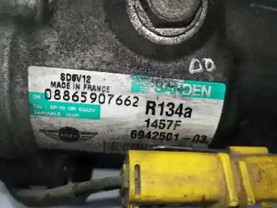 Pezzo di ricambio per auto di seconda mano compressore aria condizionata per mini mini (r56) cooper riferimenti oem iam 6942501 sd6v12 1457f