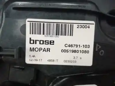 Автозапчастина б/у регулятор склона задній лівий для jeep renegade suv (bu, b1, bv) 1.6 crd посилання на oem iam 00519801080  