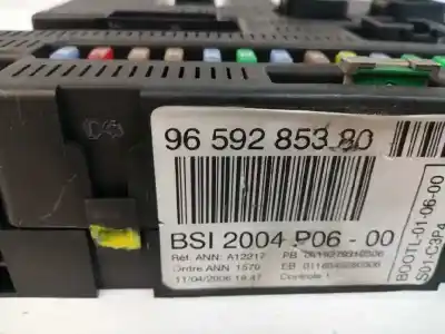 Second-hand car spare part fuse box unit for citroen c3 1.4 oem iam references 9659285380  
